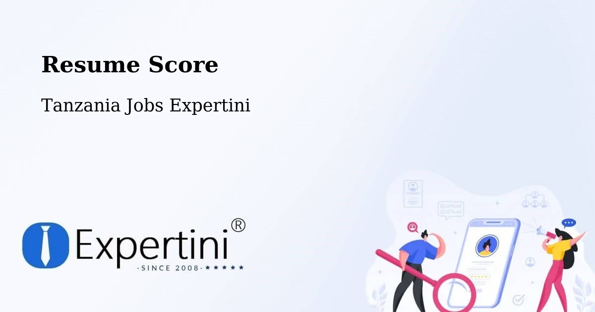 Resume Score & Job Description Match Tool – Matui - Tanzania Jobs Expertini